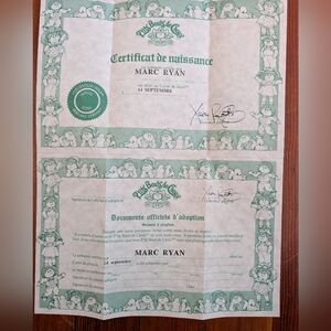 Green and White Certificate Set
